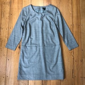 J Crew Wool Blend Shift Dress